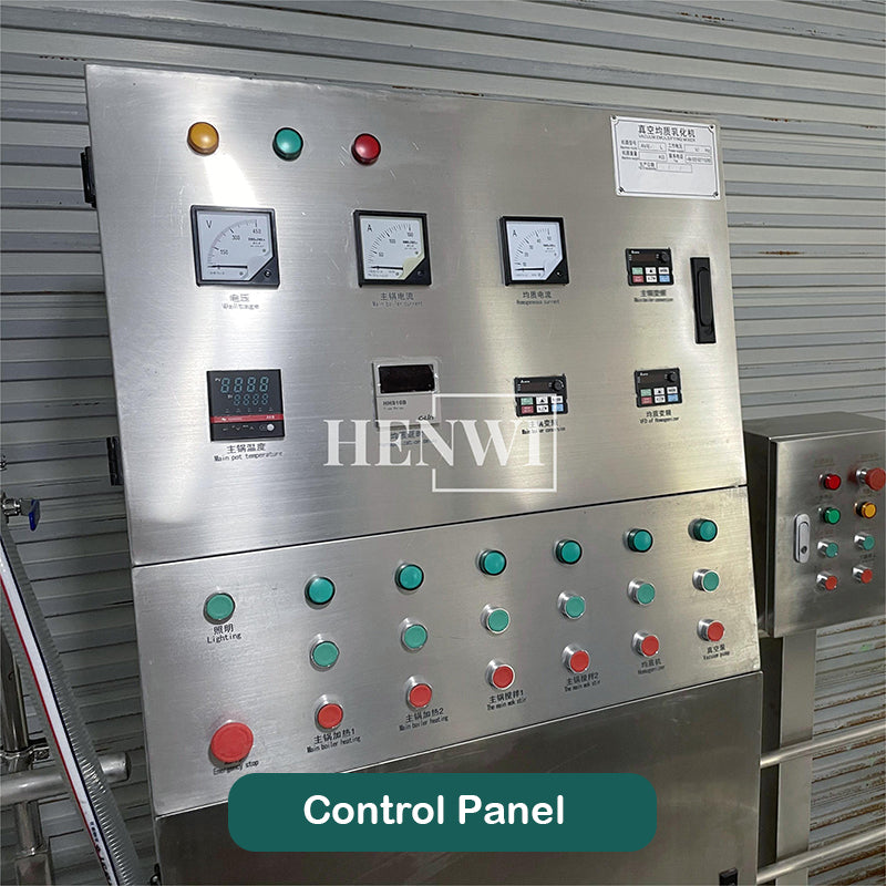 100 Litres Hydraulic Vacuum Emulsifying Mixer