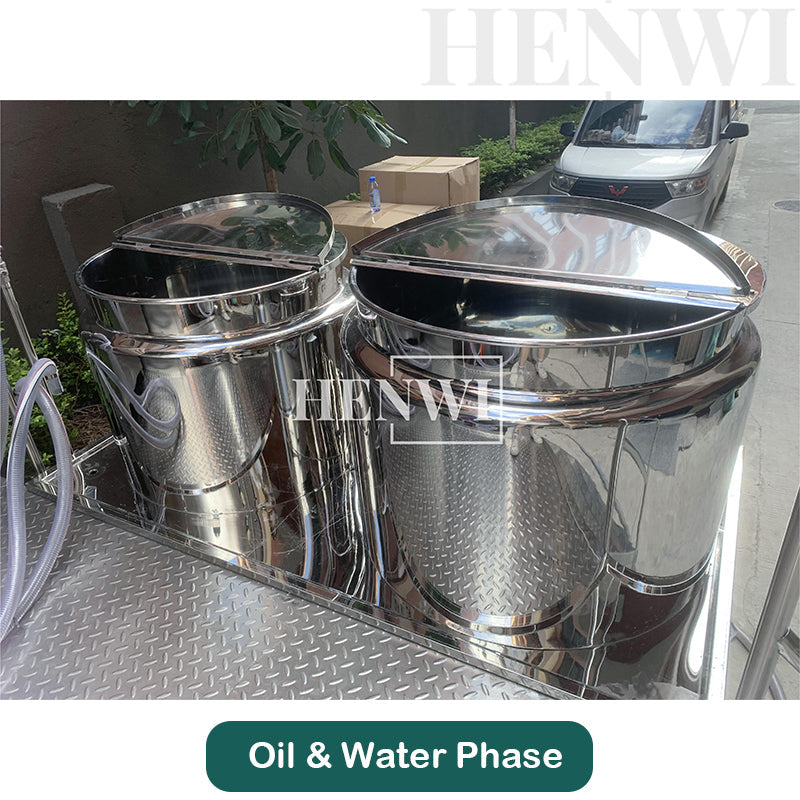 100 Litres Hydraulic Vacuum Emulsifying Mixer