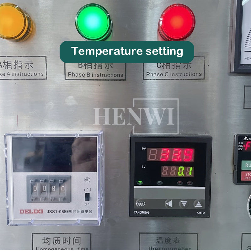 200L Movable Liquid Heating Homogenizing Mixer