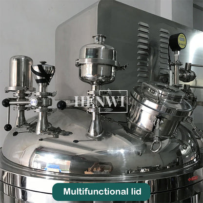 100 Litres Hydraulic Vacuum Emulsifying Mixer