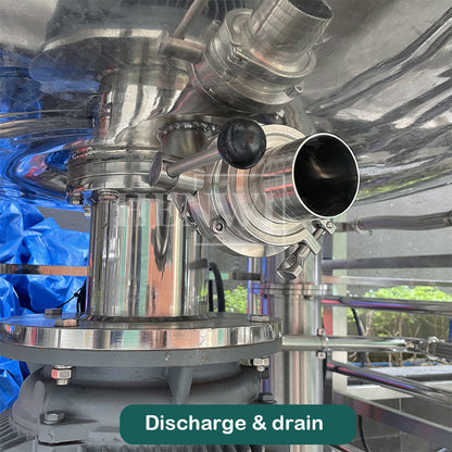 3000L Liquid Heating Homogenizing Mixer
